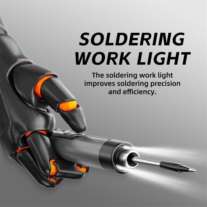 Mini Digital Display Electric Soldering Iron Portable Wireless Home Appliance Repair Tool Kit Package