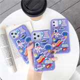 Astronaut silicone cell phone case