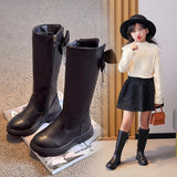 Explosive Style Children's Shoes British  Retro Leather Boots
