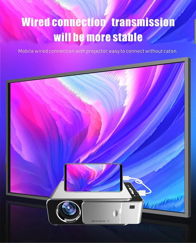LED Portable Video Projector HD 720P