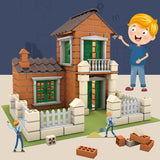 Children's Brick Building Villa Building House Toys