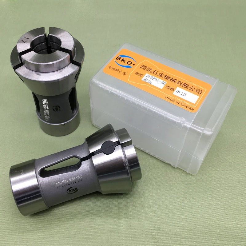 White Steel Elastic Hydraulic CNC Front Push Collet