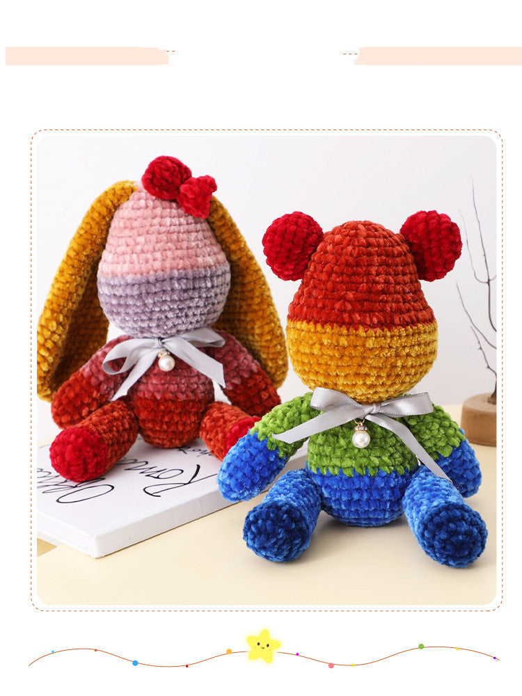 Relieve Boredom Hand Knitting Crochet Material Bag Making