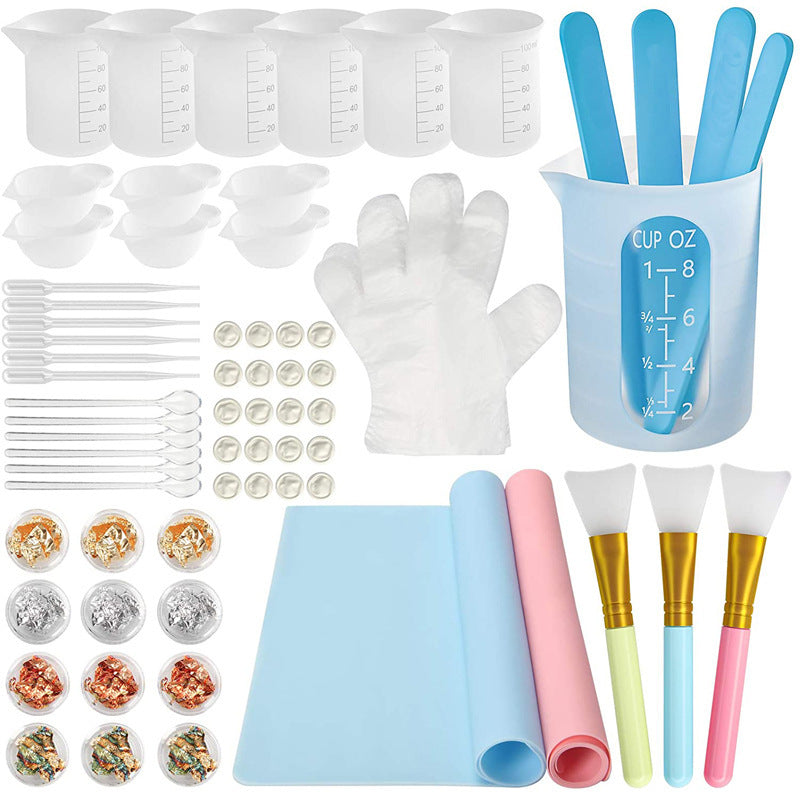 Crystal Glue Stirring Rod Silica Gel Measuring Cup Glue Mixing Tools
