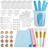 Crystal Glue Stirring Rod Silica Gel Measuring Cup Glue Mixing Tools