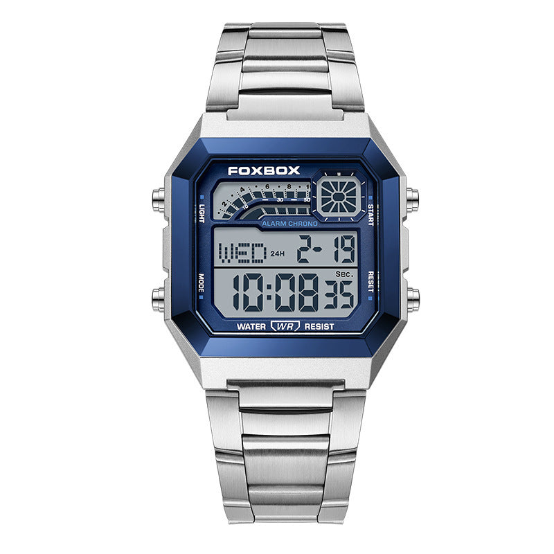 New Square Electronic Sports Outdoor Waterproof Watch For Men And Women