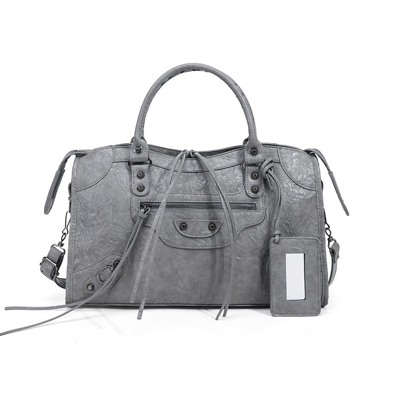 Tassel Women's Motorcycle Bag Portable Shoulder