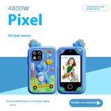 Children's Mobile Phone Shooting Video Mini Big Head Stickers Game Toys