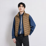 Жилет мужской с воротником-стойкой тонкий