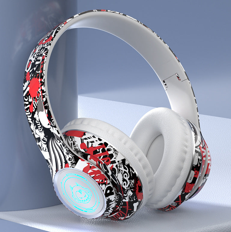 Headset Bluetooth Headset E-sports Games Music Folding Card