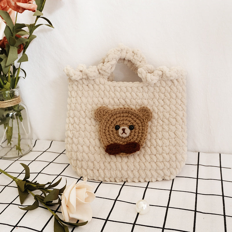 Hand Knitting To Make Crochet Diy Material Bag
