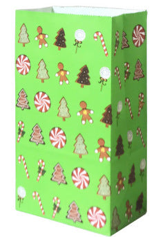 Flat Gift Wrapping DIY Baked Snack Food Packaging Paper Bag