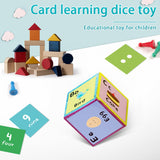 Inserting Card Soft Dice Children's Early Education Enlightment Puzzle Training Throwing Toy