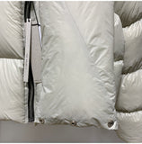 Temperament Commuter White duck down with zip and stand-up collar