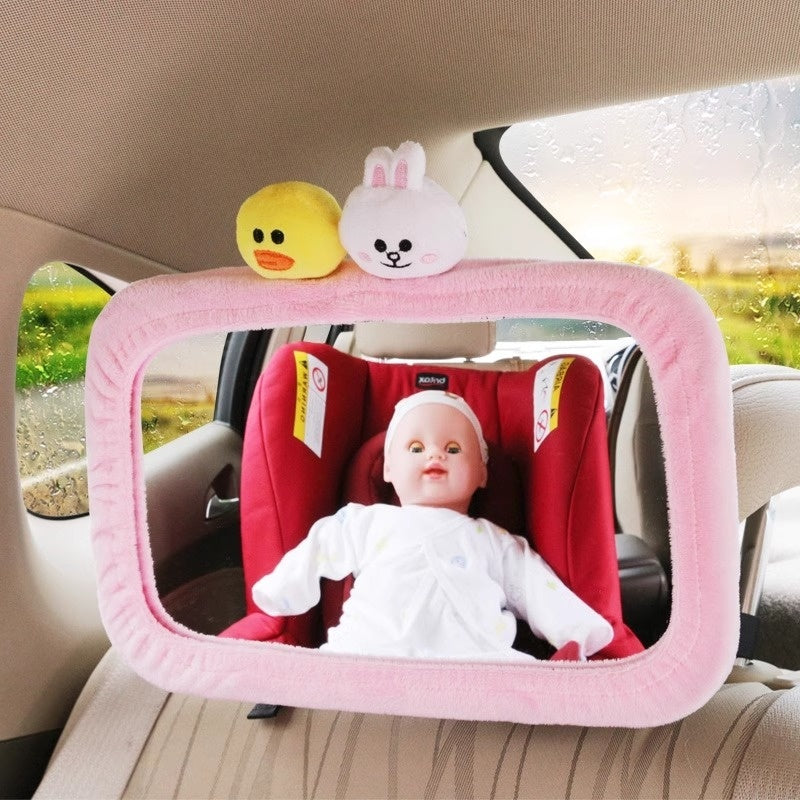 Car Mounted Child Safety Seat Basket Baby Reflector
