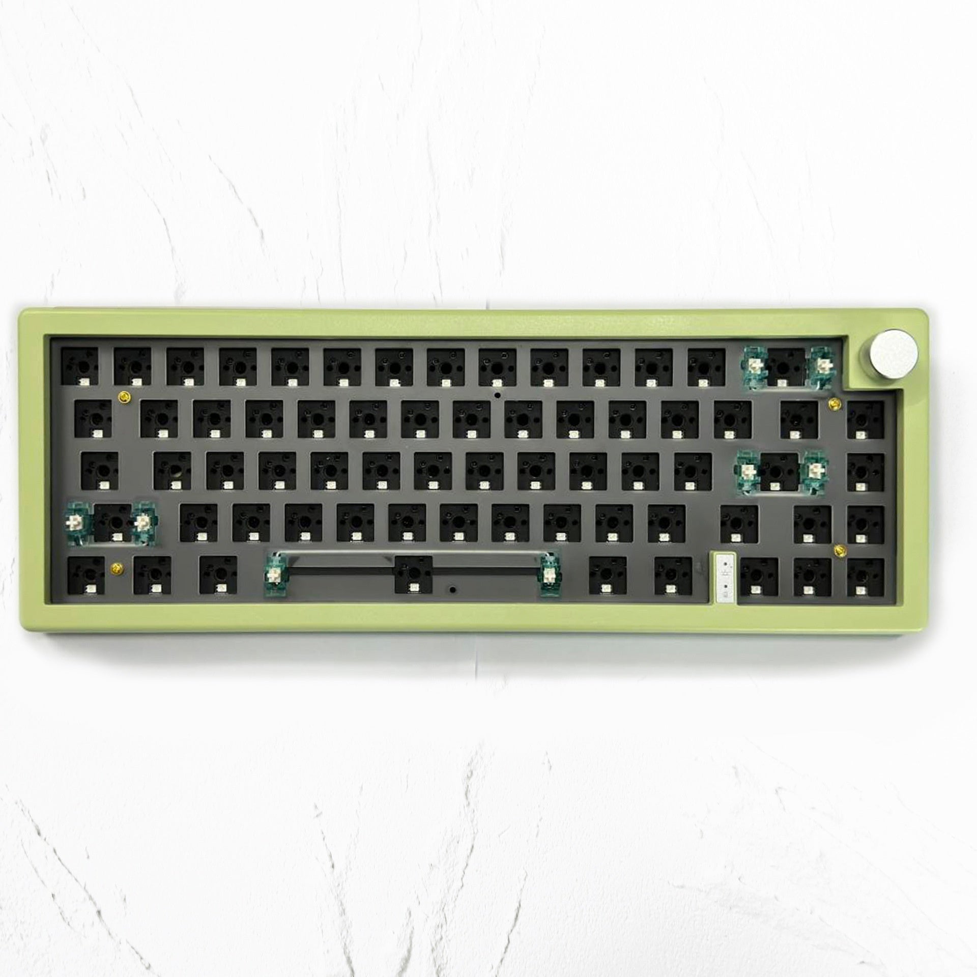 Three-model Customized DIY With Knob Support Hot Plug RGB Backlit Mechanical Keyboard Kit