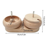 Solid Wood Double-head Beading Device With Cover