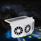 Auxiliary Cooling Inside The Car, Solar Car Exhaust Fan, Three Air Outlets, Cooling Fan