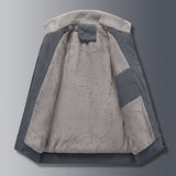 Модное повседневное свободное мужское пальто с хлопковой подкладкой