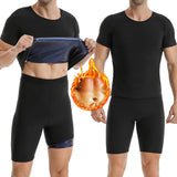 Men's Violently Sweat Suit Sports Short-sleeved Shorts Suit