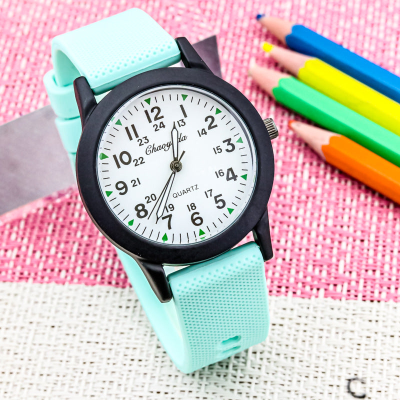 Luminous Needle Waterproof Transparent Digital Electronic Watch