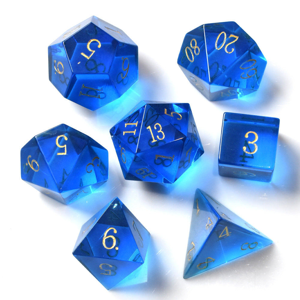 Dice Board Game Casual Game Multi-sided Digital Sieve Seven Tablets Suit