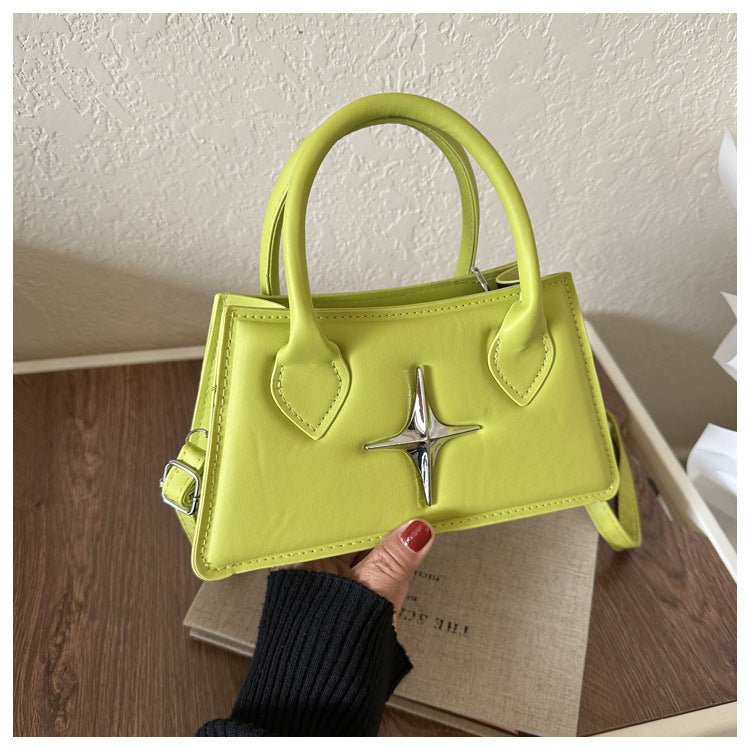 Autumn Simplicity Western Style Shoulder Crossbody Portable Small Square Bag