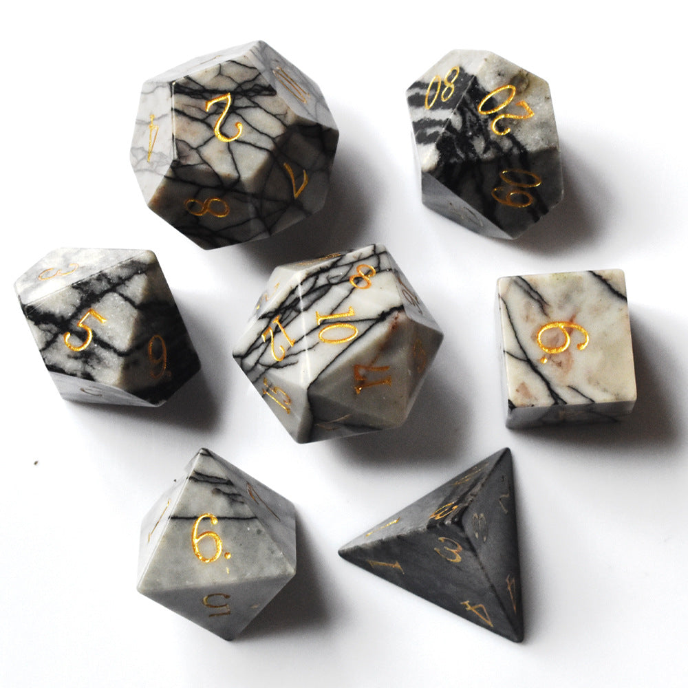 Dice Board Game Casual Game Multi-sided Digital Sieve Seven Tablets Suit