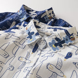 Художественный свободный покрой, повседневный, универсальный топ с вышитым вырезом