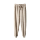 Leisure Sports Cashmere Men's Round Neck Sweater Suit