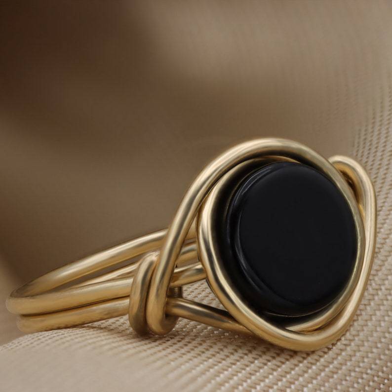 Crystal Handmade Multi-color Stone Color Retaining Ring