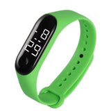 LED варзиш Кудакон шиноварӣ обногузар Touch Watch электронӣ