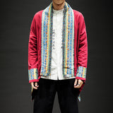 Kimono Cardigan Cotton Linen Trench Coat Colored Suit Outerwear Men