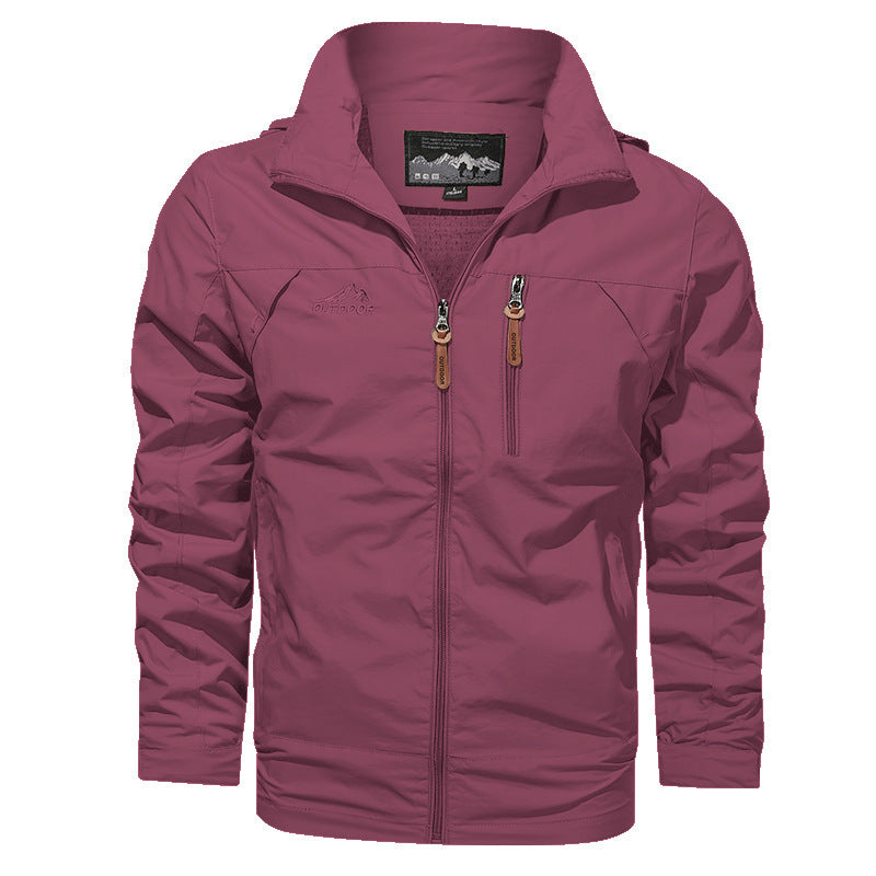 Spring-autumn jacket of large sizes for men