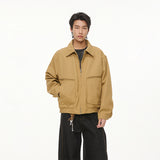 Ретро однотонный свободный и простой пиджак с лацканами для мужчин