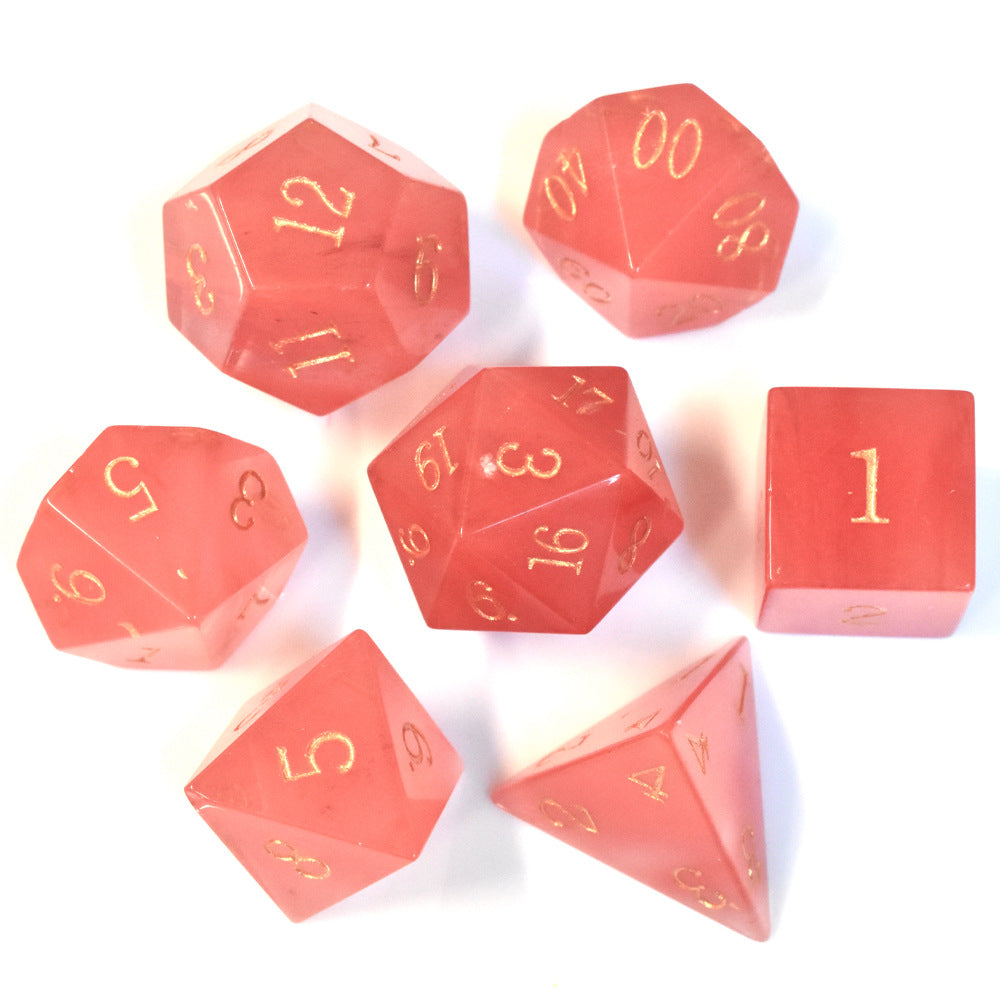 Dice Board Game Casual Game Multi-sided Digital Sieve Seven Tablets Suit