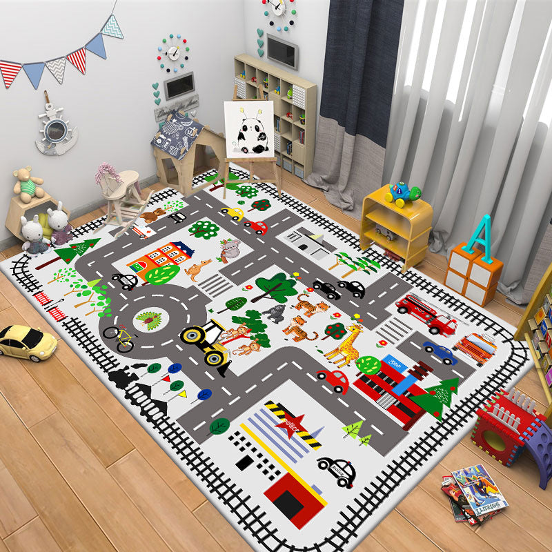 Cartoon Game Carpet Children Bedroom Bedside Blanket