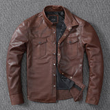 Рубашка мужская из натуральной овчины