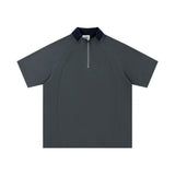 Мужской летний повседневный топ в стиле пэчворк с контрастными цветами