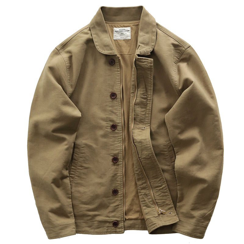 Retro Loose Casual Deck Jacket For Men