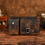 Сабзавот даббоб чарм гов пӯсти мардона Trendy сард Travel сандуқе халтаи камар