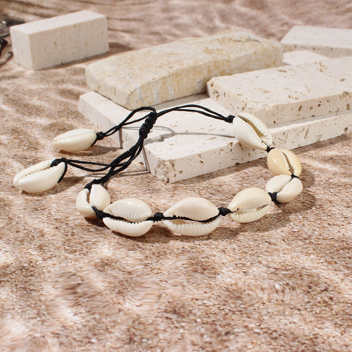 Bohemian Ethnic Style Gravel Starfish Shell Beaded