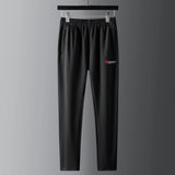 Men's Casual Sports Micro-elastic Baggy Coat Trousers Two-piece Suit