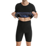 Men's Violently Sweat Suit Sports Short-sleeved Shorts Suit