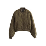 Осень и зима Женская новая удобная и повседневная короткая хлопковая куртка куртка пальто