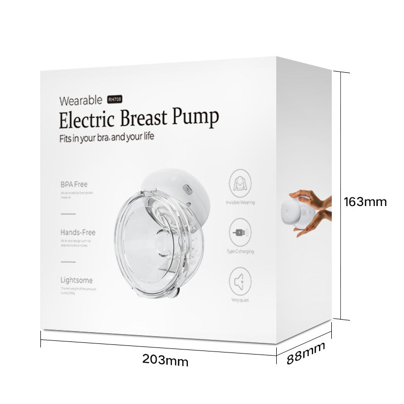 Electric Portable Massage Mute Wearable Breast