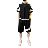 Men's Korean-style Fashion Short Sleeve Casual Suit
