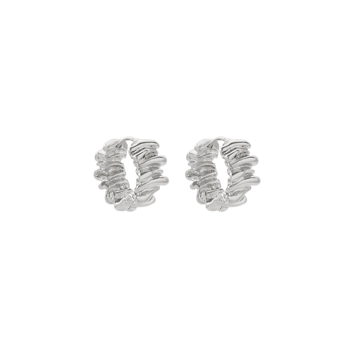 Brass Retro Minority Ear Clip Earrings Personalized Earrings Female Fashion