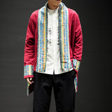 Kimono Cardigan Cotton Linen Trench Coat Colored Suit Outerwear Men