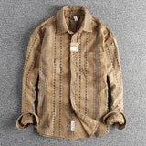 Ethnic Style Navajo Totem American Retro Casual Men's Shirt